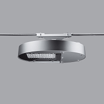Alley Span-wire installation - STWrWide optic - Warm White 17.5W 2167lm - 2200K - Middle of the night