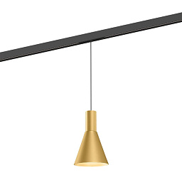 ODREY on track 1.4 LED Gold Wever Ducre Odrey On Track подвесной конусный трековый светильник золотого цвета для магнитного трека 48V