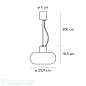 FONTANELLA MEDIUM Fontana Arte  подвесной светильник F447885550NENE — фото 1