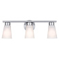 Stamos 20" 3 Light Vanity Light Brushed Nickel настенный светильник 55121NI Kichler