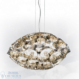 6993/1 MM lampadari Blown люстра с куполообразным плафоном из прозрачных стеклянных элементов