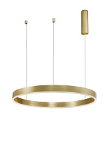 Triac Dimmable 3000K Brass Gold Aluminium & Acrylic LED 50 Watt 220-240 Volt 3684Lm IP20 D: 80 H: 200 cm