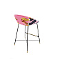 SE16172 Seletti Toiletpaper - Furniture Высокий табурет для туалетной бумаги - розовый - помада — фото 4