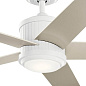56" Brahm Fan Matte White люстра-вентилятор 300044MWH Kichler — фото 6