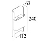 WANT-IT L 927 DIM8 W-W белый Delta Light настенный светильник — фото 1