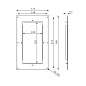 Монтажная пластина Kreon Side In-Line 80 x 200 KR775623 — фото 1