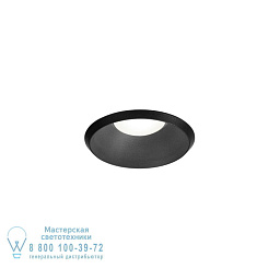 TAIO ROUND IP65 1.0 Jet Black Wever Ducre Taio встраиваемый потолочный светильник круглый черный