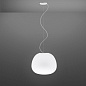 F07A39 01 Fabbian Lumi Mochi SP LED L подвес из выдувного стекла белый — фото 1
