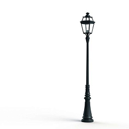 149008008 Roger Pradier Place Des Vosges уличный фонарный столб зелёного цвета с прозрачным плафоном