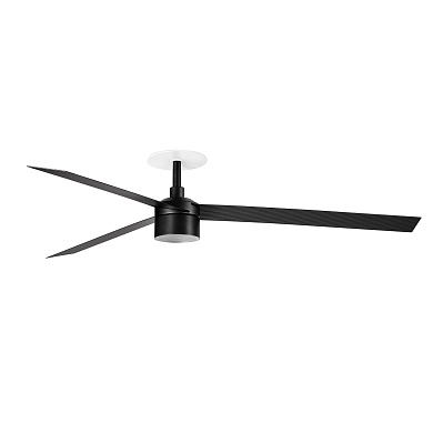 Faro Barcelona CRUISER RECESSED TEK XL вентилятор встраиваемый чёрный Ø1600 3 лопасти