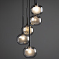 FR5435PL-05B1 Freya Shimmer Подвесной светильник 25W лм Черный — фото 1
