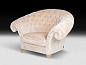 NEW VERSAILLES Кресло с обивкой из стеганой ткани VGnewtrend — фото 1