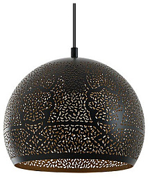 A7058SP-1BK Arte Lamp Celesta подвесной светильник с перфорированным металлическим плафоном