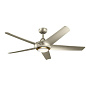 52" Kapono Fan Brushed Nickel люстра-вентилятор 330089NI Kichler — фото 1