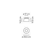 Tube,Ceiling Grey L2 2700K,DALI 1-10V PUSH