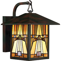 Настенный уличный светильник Inglenook Outdoor Quoizel QZ-INGLENOOK2-M бронза valiant