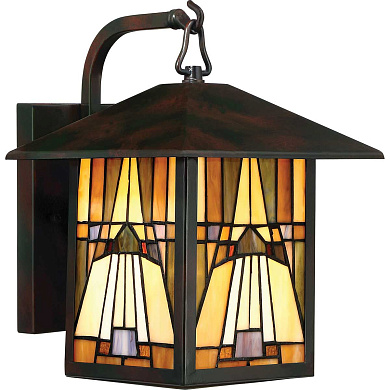 Настенный уличный светильник Inglenook Outdoor Quoizel QZ-INGLENOOK2-M бронза valiant