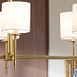 Ali 56.5" 10 Light Linear Chandelier Brushed Natural Brass люстра 52503BNB Kichler — фото 1