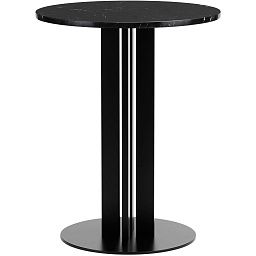 604169 Normann Copenhagen Scala стол для бистро с круглой столешницей из черного мрамора