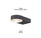 FC20-1 Grau Globe WALL LED 2700K HOME BLACK Накладное бра черный — фото 1