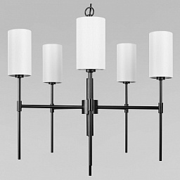 10307 Black Loft It Comfy подвесная люстра с цилиндрическими плафонами на чёрной арматуре
