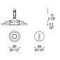 Leucos SD-010 0301405360007 встраиваемый спот (точечный светильник)