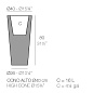 HIGH CONE POT Ø40x80 горшок, Vondom — фото 1