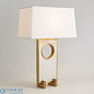 Passageway Table Lamp-Satin Brass-Wide Global Views настольная лампа
