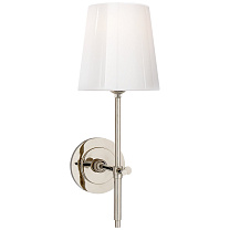 Bryant Sconce полированный никель с белым стеклом
