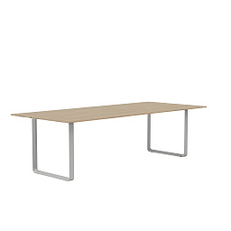 70TAB255A0802 Muuto 7070 обеденный стол массив дуб серый 108x255 см