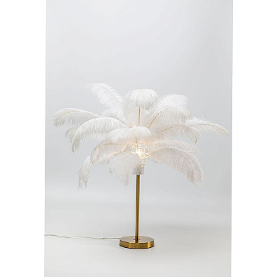 53745 Настольная лампа Feather Palm White 60см Kare Design