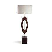 Sculpted Manhattan Lamp Copper with Slate base Porta Romana