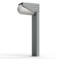 RP 195 N° 4; Frosted glass E27 70W; Silk grey