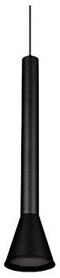 подвесной светильник цилиндрической формы чёрного цвета