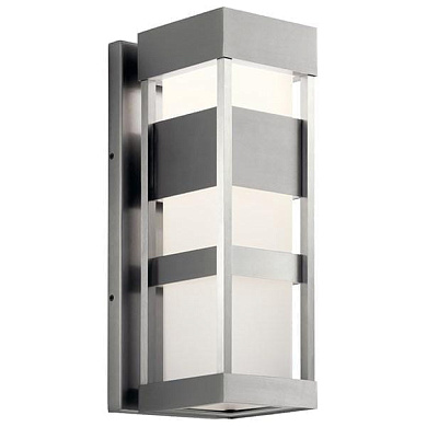 Ryler LED 3000K 18" Wall Light Brushed Aluminum уличный настенный светильник 59036BALED Kichler