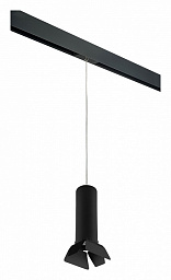 PRORP497437 Lightstar Rullo подвесной трековый светильник цилиндрической формы чёрного цвета для однофазного шинопровода