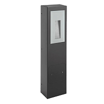 Kit 02 Stile Post LED 4K 3W Corten
