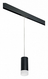 PRORP648781 Lightstar Rullo подвесной трековый светильник цилиндрической формы чёрного цвета для однофазного шинопровода