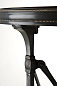 109241 Side Table St Etienne gunmetal bronze Ø52 SIDE TABLES Eichholtz