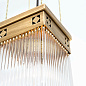 HL 6-1610/1 Alt-bronze Art Quatro Orion подвесной стеклянный светильник — фото 1