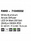 71045002 FANO Novaluce светильник LED 34W 2040Lm 3000K IP20