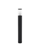 Dark Gray Aluminum & Clear Acrylic Diffuser LED E27 1x12 Watt 220-240 Volt Bulb Excluded IP65 D: 9 H: 80 cm