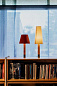 BASTB04 Santa & Cole Básica BÁSICA M2: LAMPSHADE: STITCHED BEIGE PARCHMENT. BASE: BRONZ Настольная лампа с абажуром коричневый — фото 7