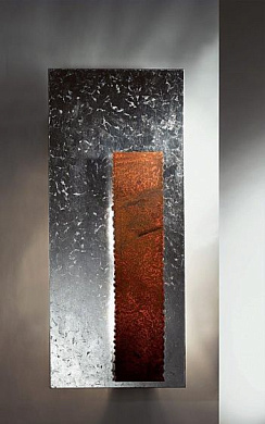 Piastra Icone Накладное бра прямоугольный Brown, Silver i-c-0152