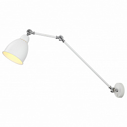 A2055AP-1WH Arte Lamp Contemporary настенное бра с удлиненной штангой и абажуром в форме колокола