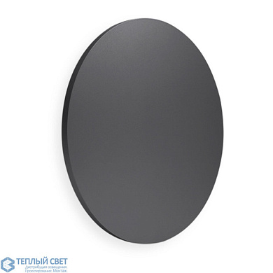 настенно-потолочный светильник черного цвета с овальной передней панелью