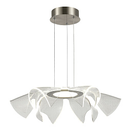 SL6235.103.20 ST-Luce Fiera подвесной светильник с кольцевым корпусом и прозрачными элементами из стекла