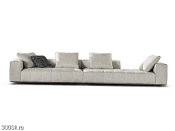 Goodman Секционный тканевый диван Minotti