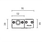 BL41 Linealuce iGuzzini Mini - Wall-/Ceiling-mounted - Warm White LED - 48V dc DMX512-RDM dimmable - L=1585mm - Wall Grazing Optic — фото 1