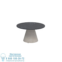СТОЛИК CONIX Ø60CM НОЖКА БЕТОН ЦЕМЕНТ СЕРЫЙ - СТОЛЕШНИЦА СТОЛА КЕРАМИЧЕСКАЯ NERO MARQUINA Royal Botania